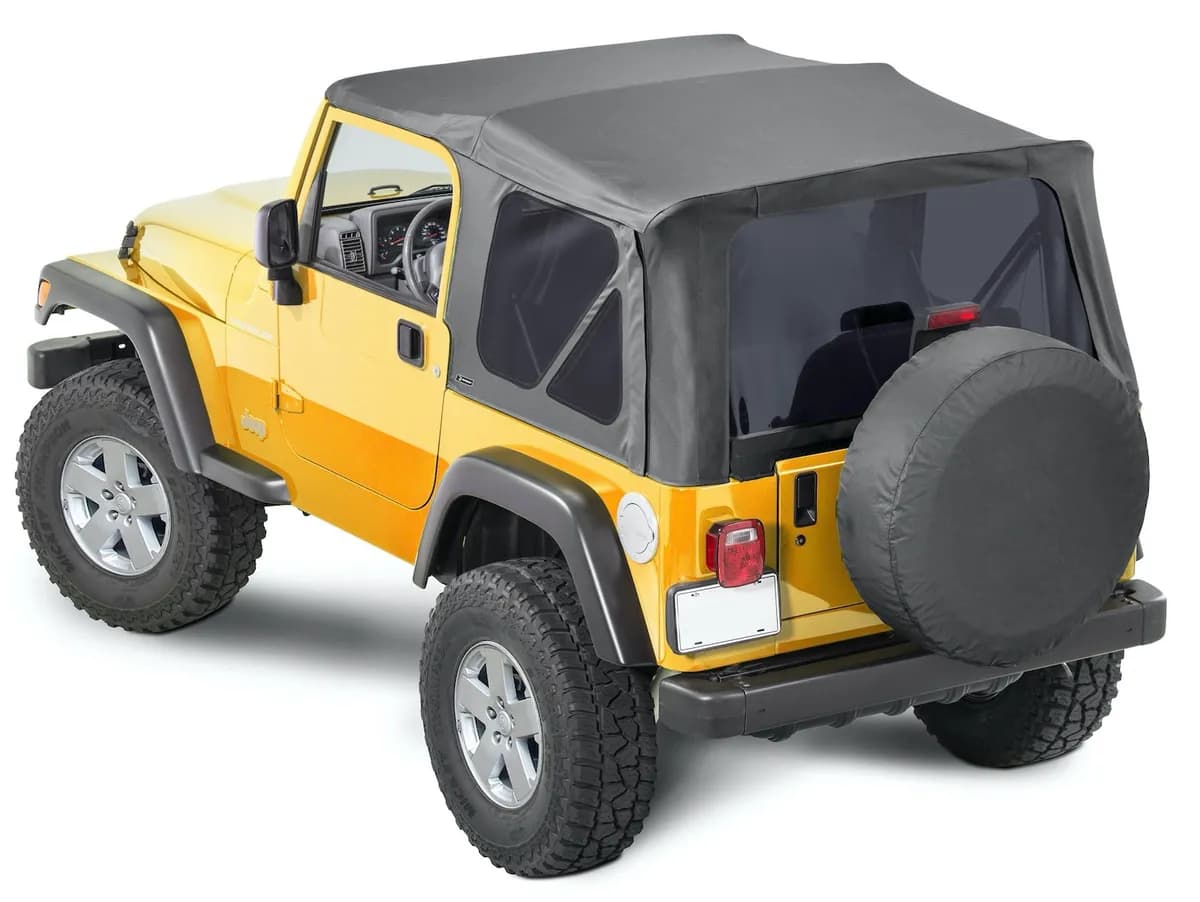 Tops and Covers 1997-2006 Replacement No Doors Skins, Tinted Glass Black Diamond