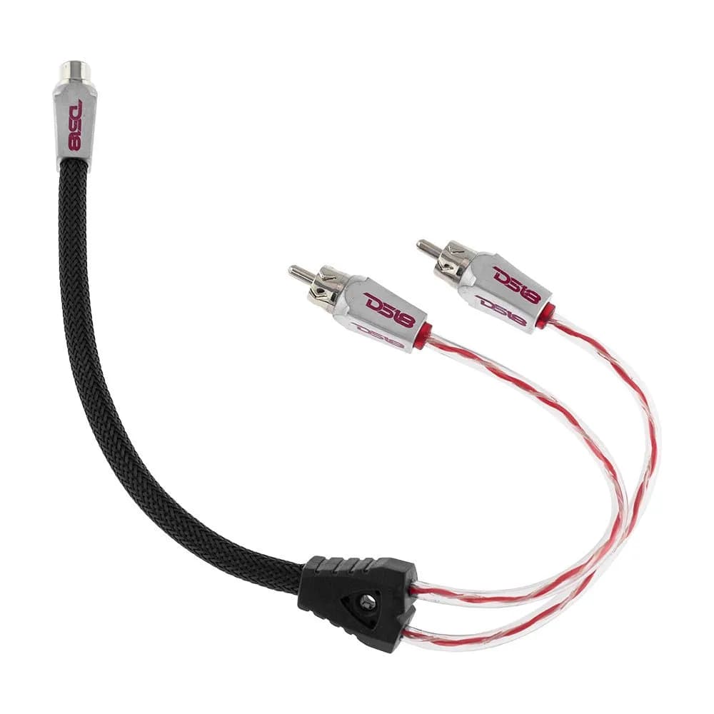 Level 3 Rca 100% Copper Ofc y Connector 1 Female to 2 Male - Black / Red Kit