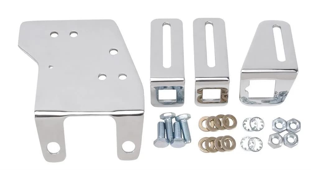 Edelbrock 8030 Throttle & Auto Trans Kickdown Bracket #8030 SBC 1995 and Earlier (Non-Vortec)