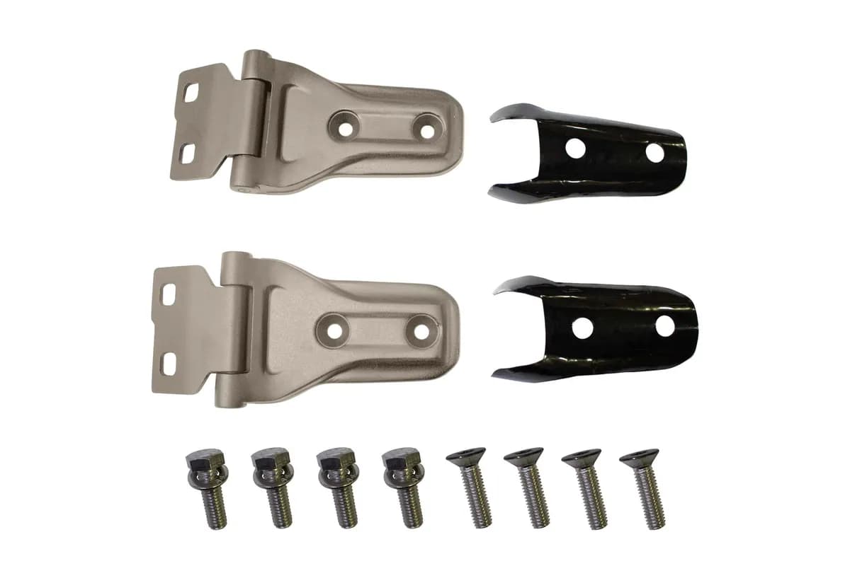 18c Wrangler Jl/20c Gladiator Hood Hinge Set Prepped For Paint