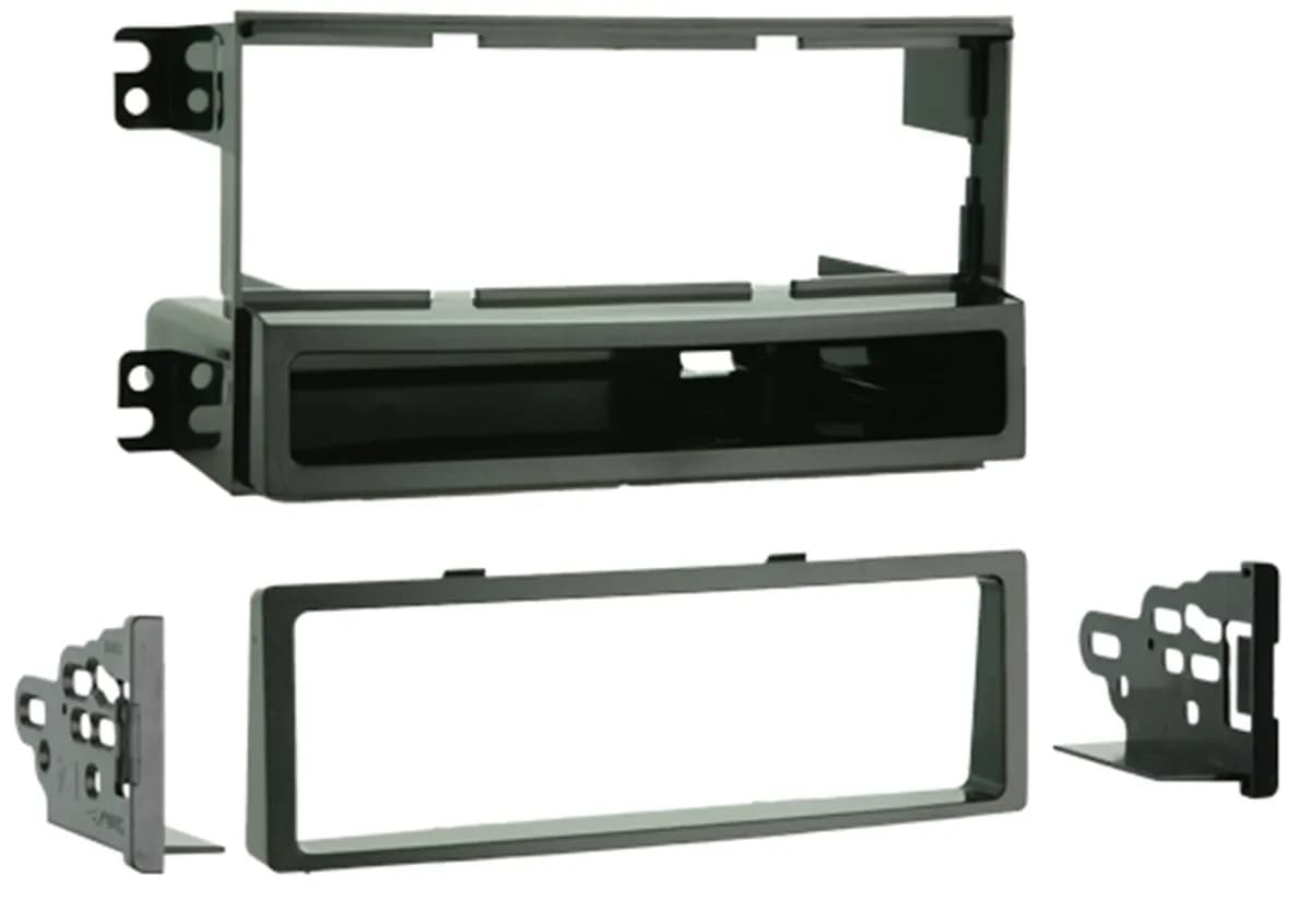 TURBOKits; Radio Installation Kit; Incl. Instructions/Hardware/Storage Pocket w/Radio Supports/Snap-In ISO Mount System w/Custom Trim Ring; Recessed DIN Opening;