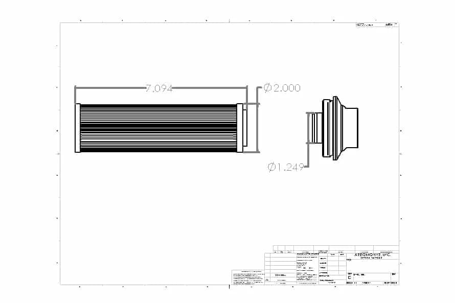 Filter Inline An16 10 Micron Cellulose