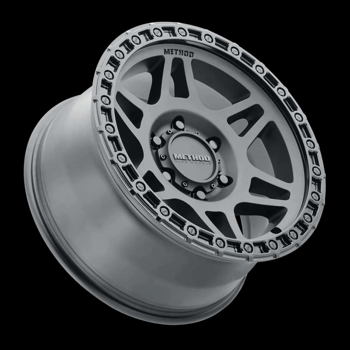 Aluminum Wheels 17x8.5 MR312 Bolt Pattern 6 On 135 Offset 0 Lip Size 0.98 Double Matte Black MBGL Gloss Black Lip Method