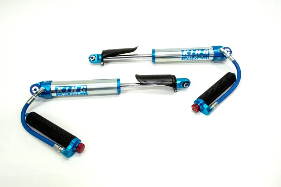 Jl 18+ Front 2.5 Dia. Remote Reservoir Shock For 2.55 Lifts W/ Adjuster (Pair)