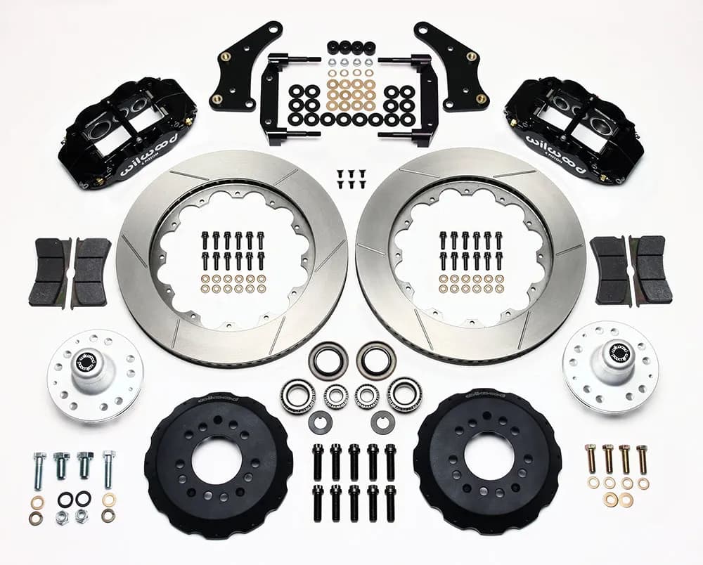 1958 - 1970 Chevrolet Forged Narrow Superlite 6R Big Brake Front Brake Kit (Hub) - 140-10284