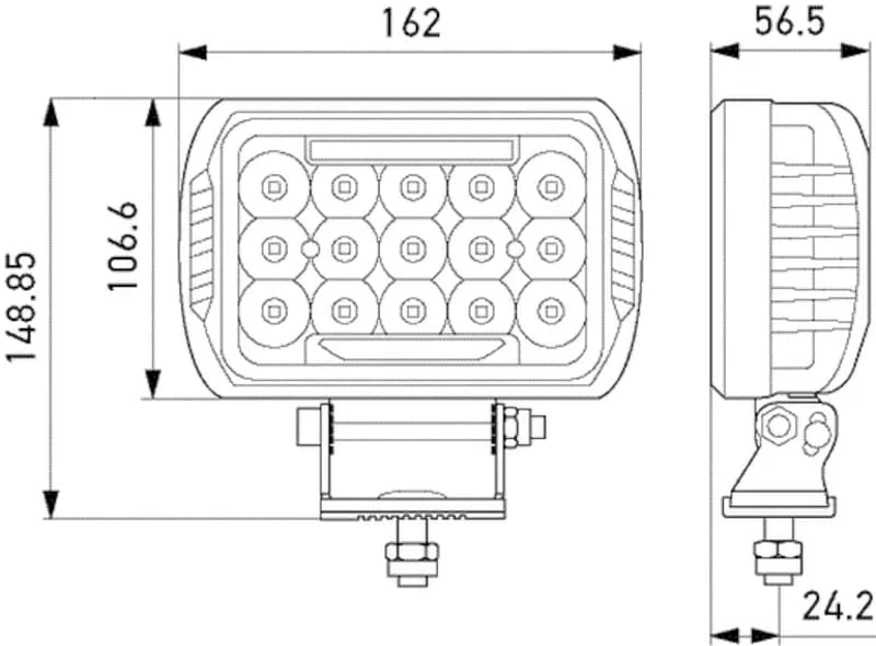 Hella 358154051 HELLA Auxiliary Light 358154051