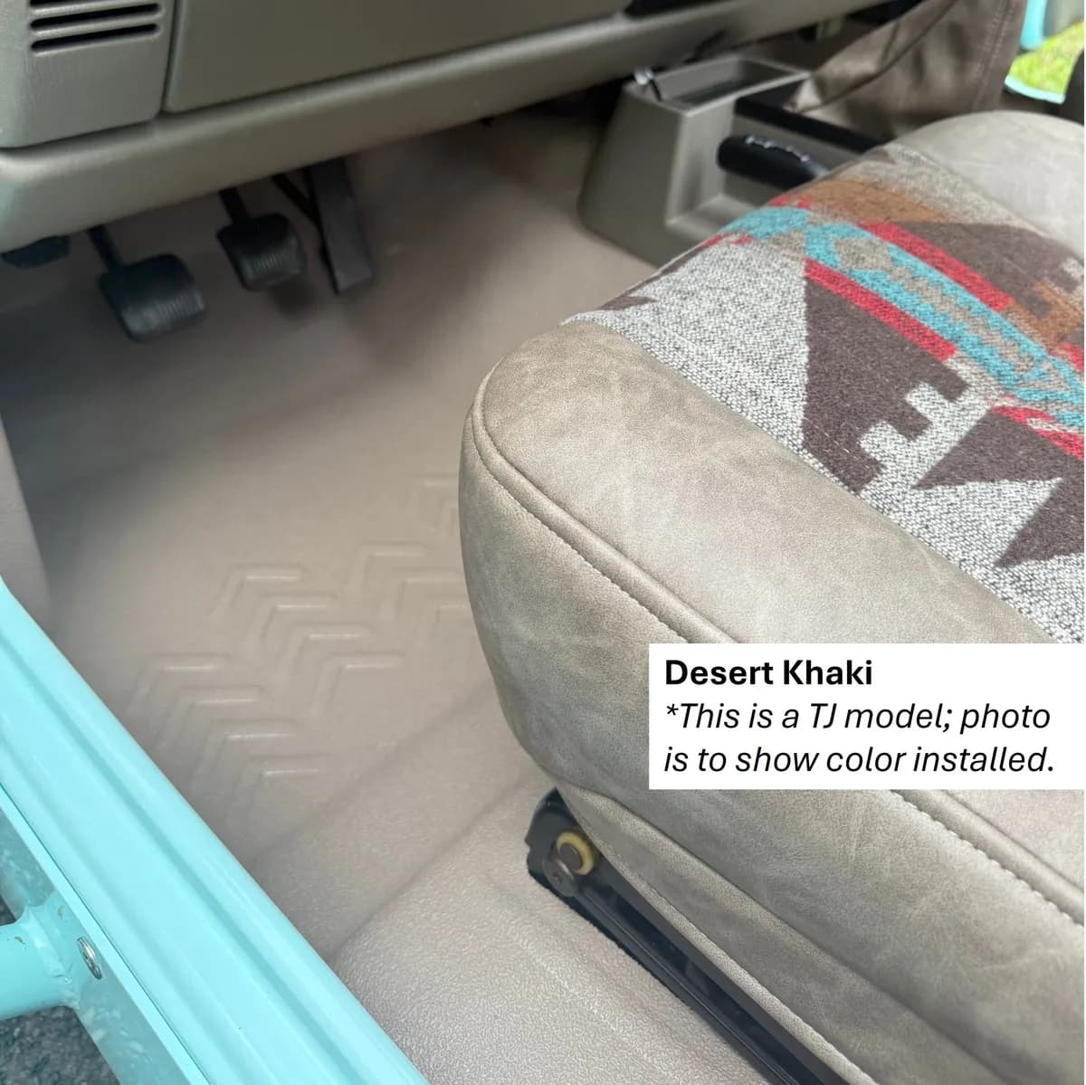 0718 Wrangler Jku 4dr 3pc Full Kit Composite Flooring Desert Khaki