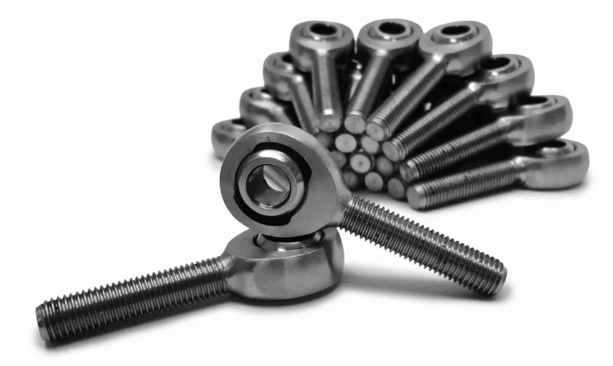Metric Male Chrome Moly Housing, Nylon Race M16 x 2.00 LH 20 Pack