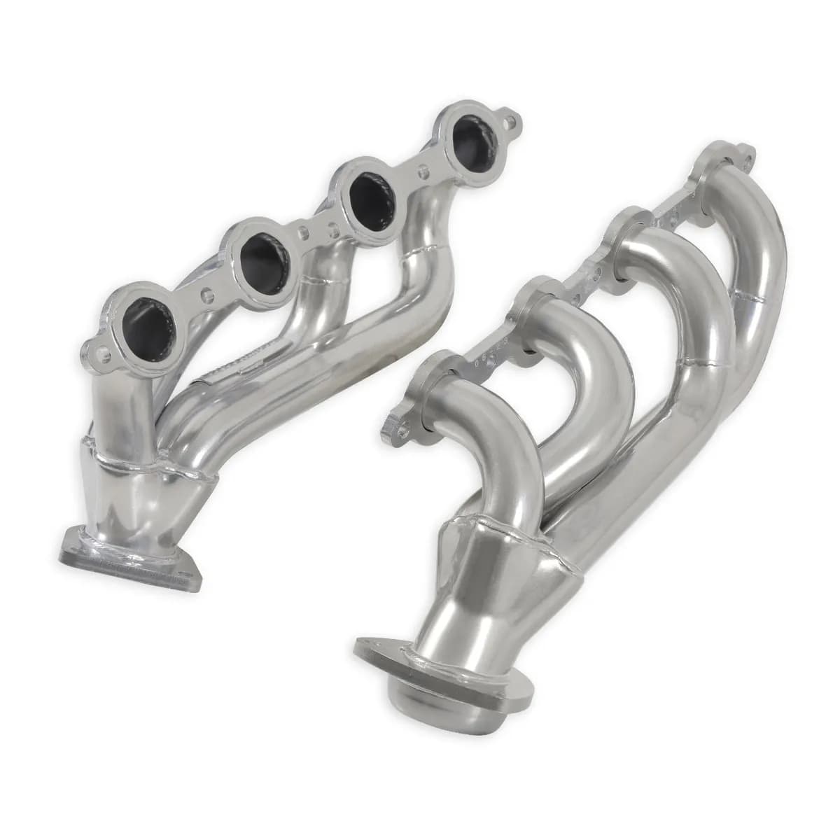 02-09 GM Truck/SUV 4.8L/5.3L/6.0L/6.2L V8 Shorty Headers 1-5/8in Primary 16 Gauge Tubing 3/8in Flange Silver Ceramic Coating CARB Certified 409S Stainless Steel