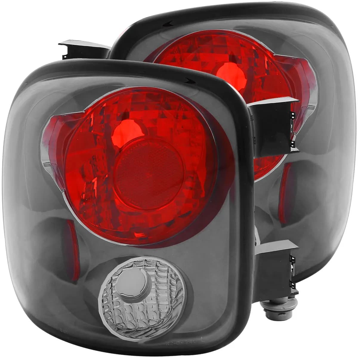 Chevy Silverado / Gmc Sierra Stepside 99-04 Tail Lights Chrome Smoke Lens