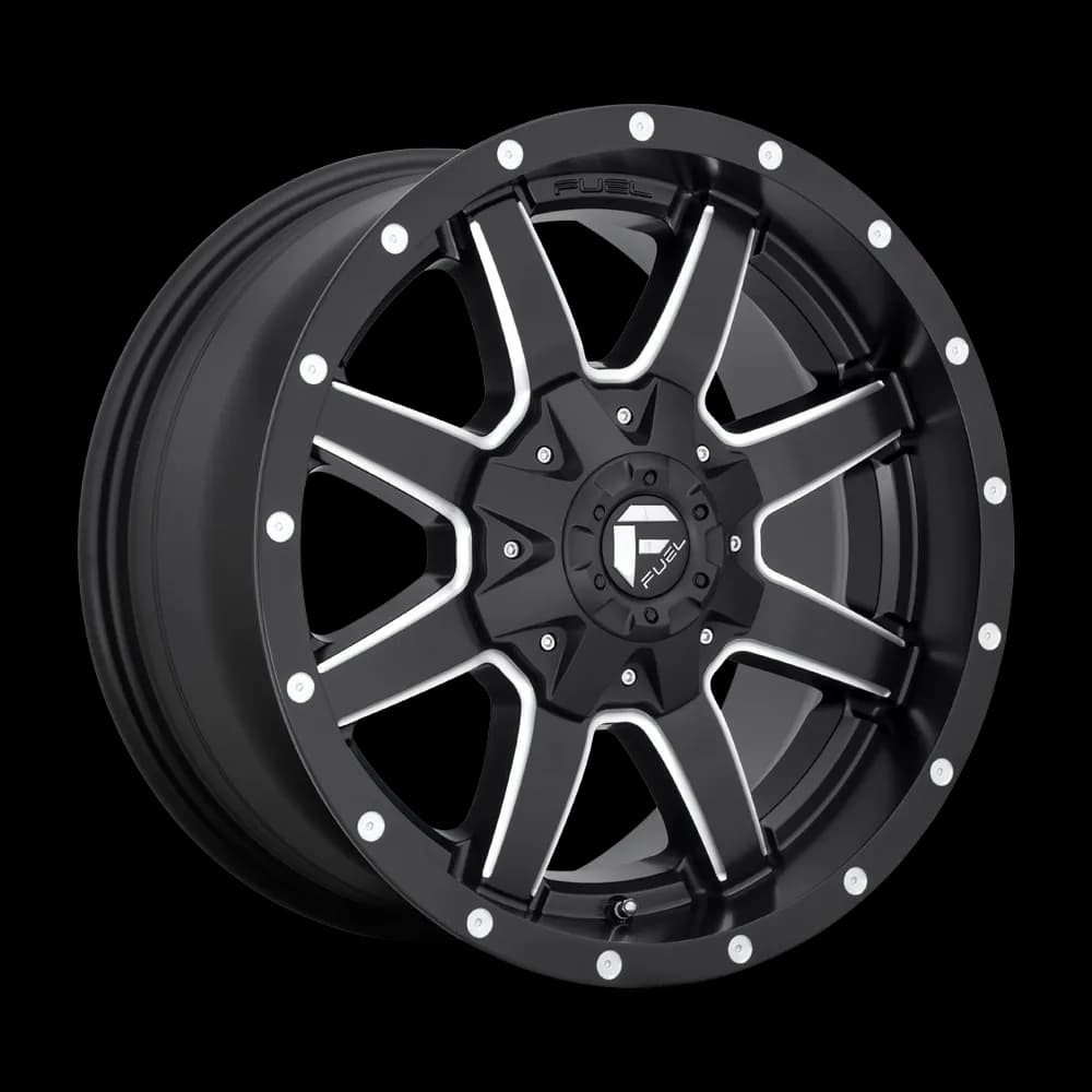 Maverick 17x8.5 5x114.305x120.00 Matte Black Milled 32 mm