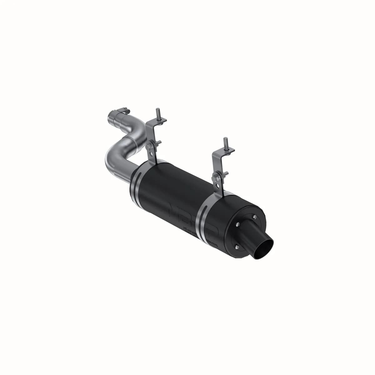 ATV Exhaust System With Sport Muffler; Slip-On System; 1.75 in. Inlet; 4.25 in. Diameter Body;