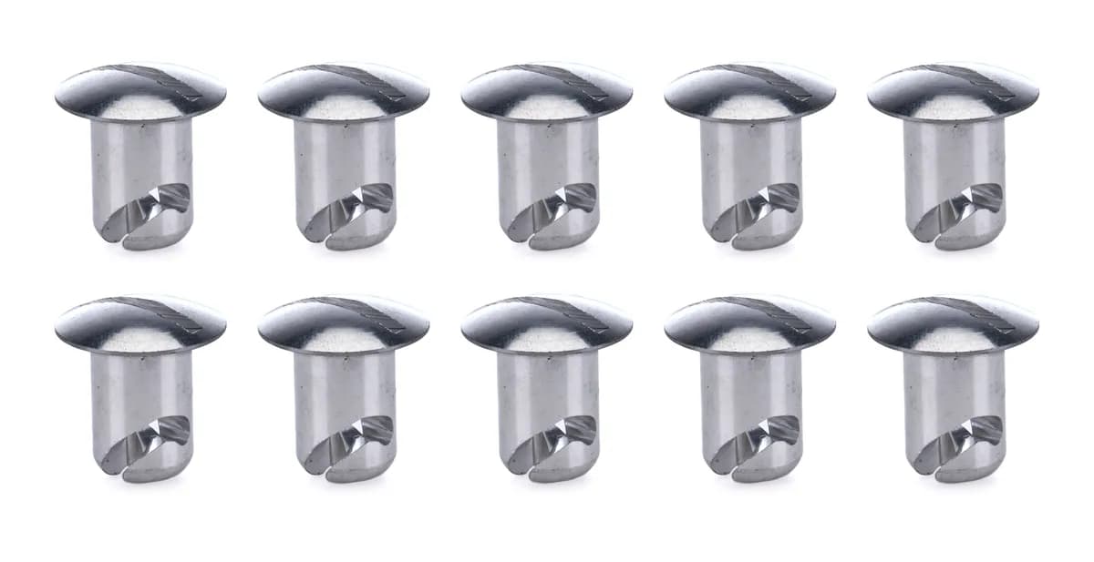 Oval Head Buttons .450 Long 10 Pack