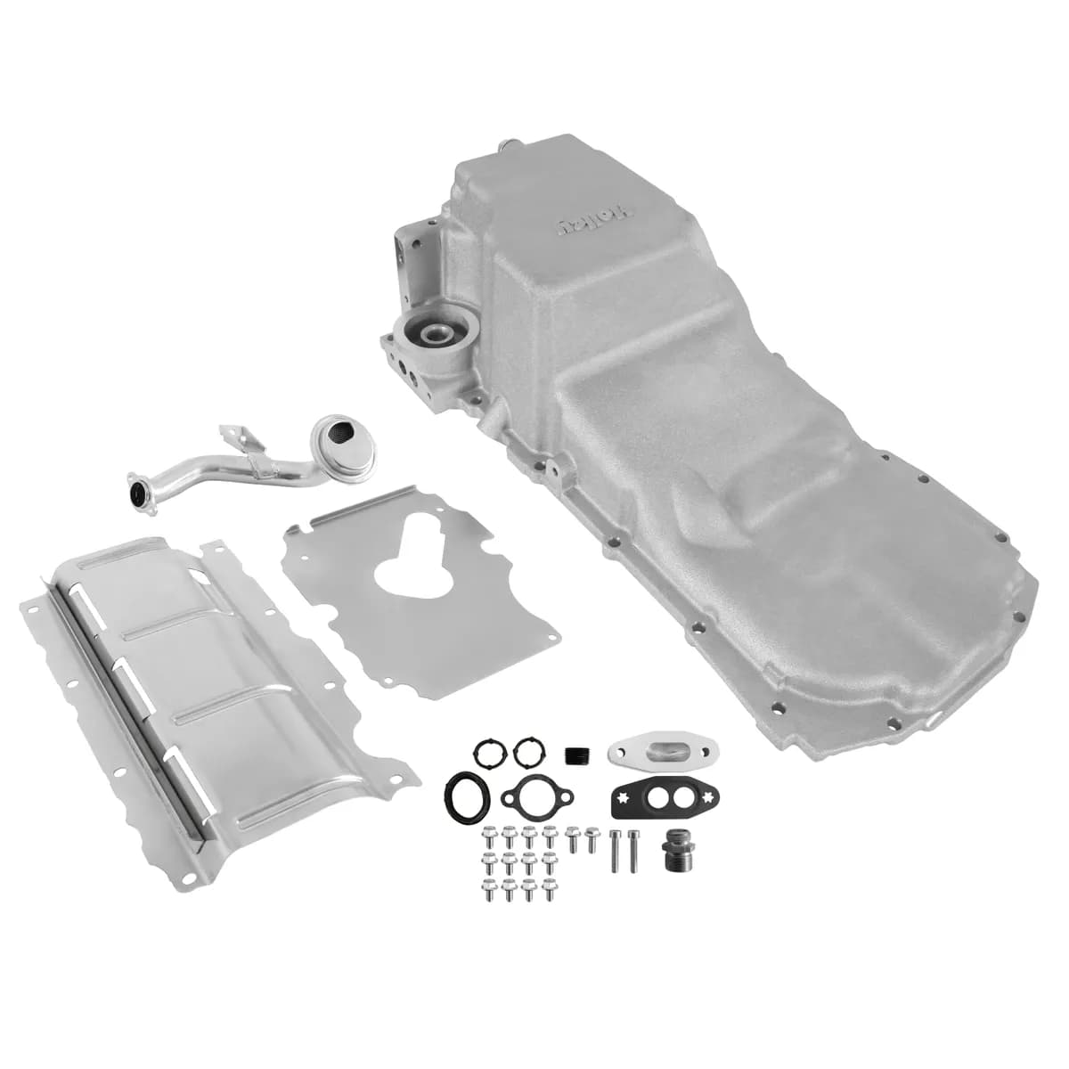 7387 Gm K10 Lt 4WD Offroad Swap Oil Pan Rear Sump 5.6 Qt Cast Aluminum Silver
