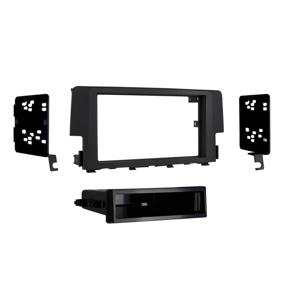 Radio Installation Kit; ISO DIN Radio Provision; w/Pocket;