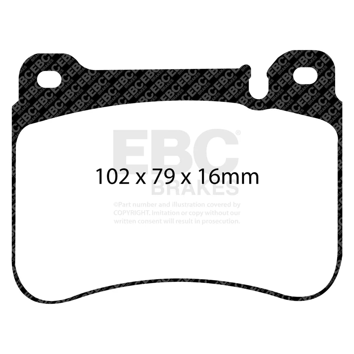 Redstuff Pad and USR Disc Rotor Kit; Front; 330mm Rotor Diameter;