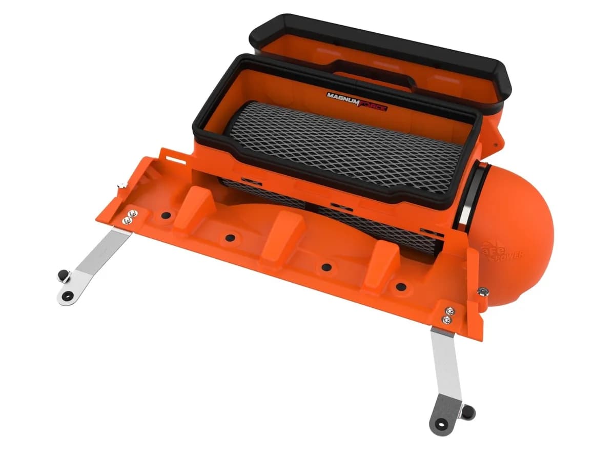 Magnum FORCE Stage-2 Cold Air Intake System Orange w/ Black Pro 5R Filter