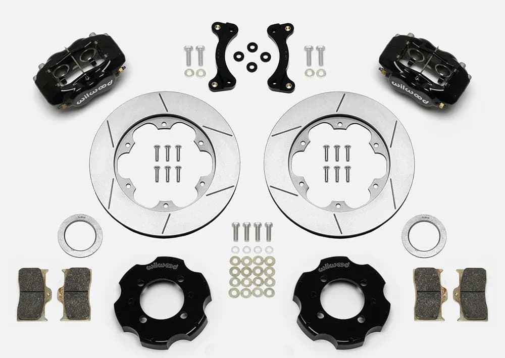 1991 - 2005 Mazda Forged Dynalite Big Brake Front Brake Kit (Hat) - 140-13379