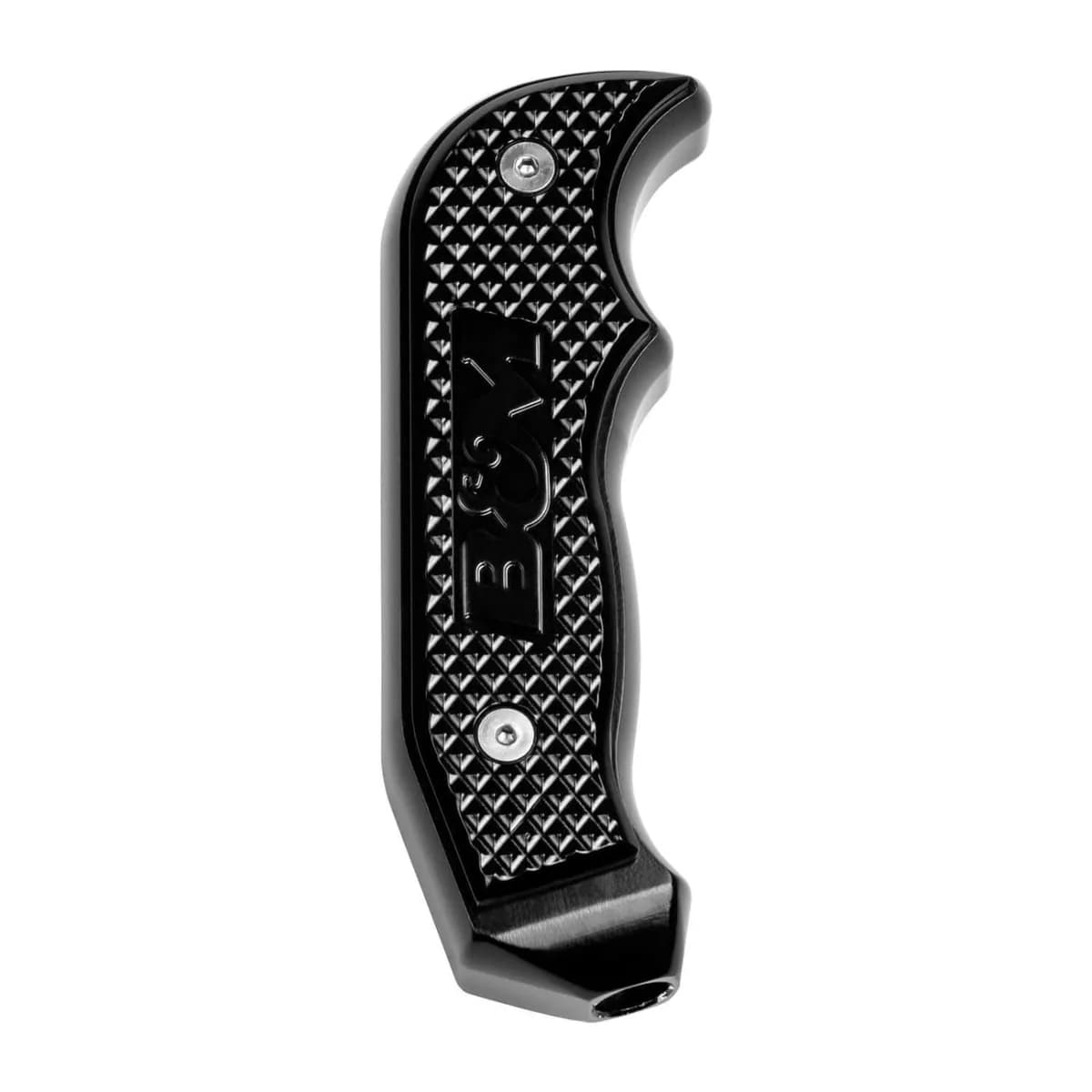 Magnum Grip Shift Handle Direct Fit 2016-2017 Toyota Tacoma Automatic TransmissionBlack Anodized Aluminum Body Black Polycarbonate Grips