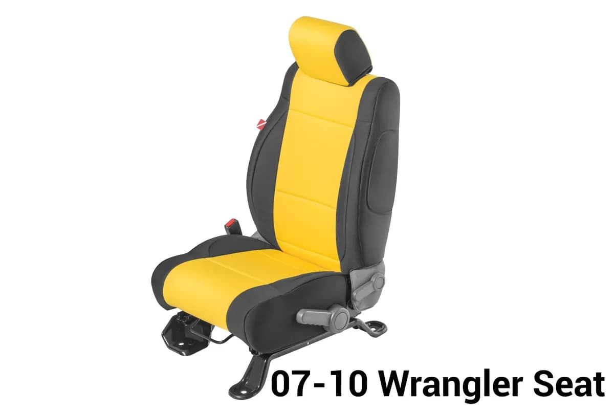 Wrangler JK Seat Cover for 11-12 Jeep JK Yellow Neoprene Pair Diver Down