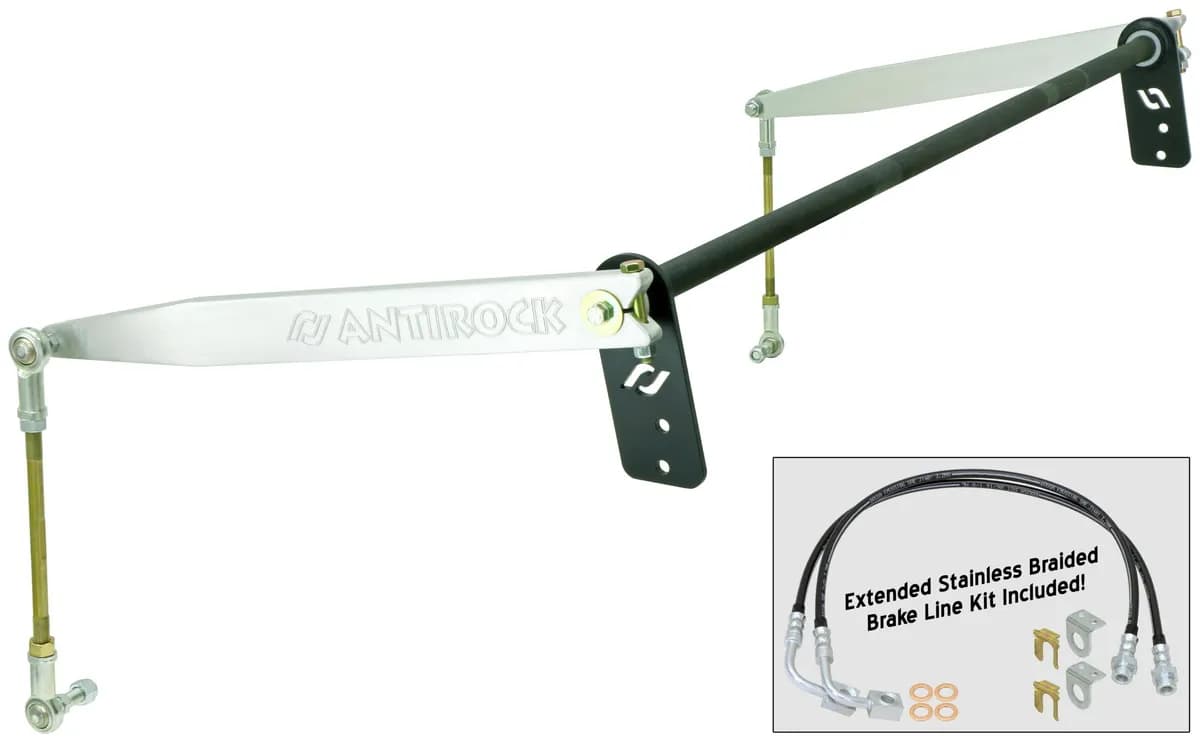 Clayton Off Road Antirock Rear Sway Bar Kit for Jeep Wrangler JK Unlimited