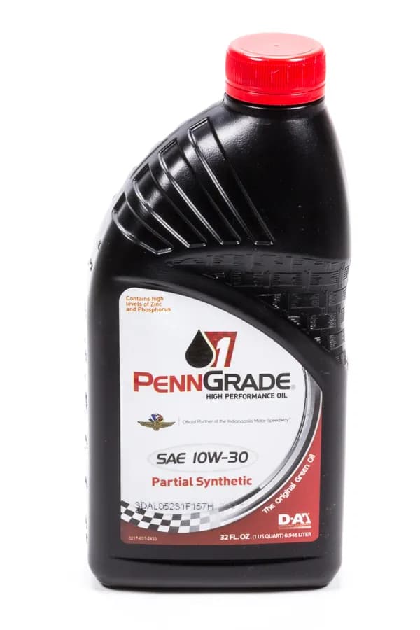 PennGrade 1 Synthetic Blend High Perf Oil SAE 10W30 3 Gal Qt Case