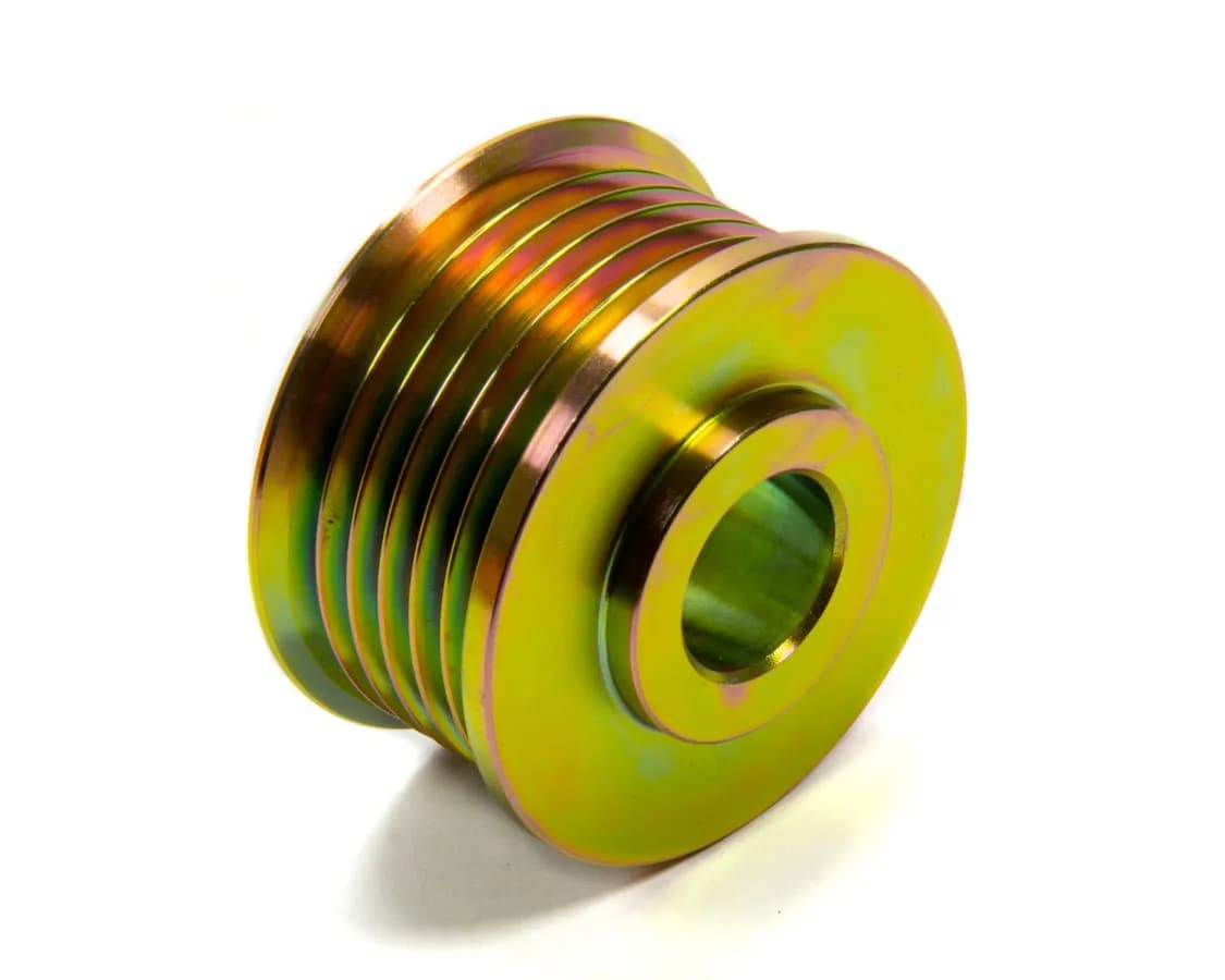Overdrive Pulley; Serpentine; 6 Groove; OD-49mm;