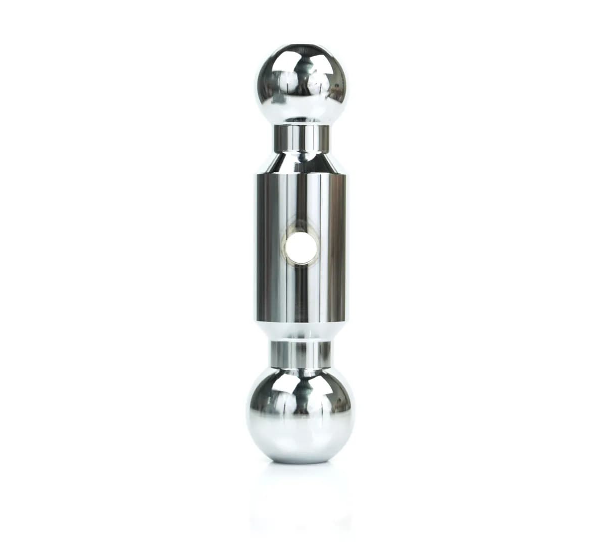 180 Hitch Chrome Plated 17/8inx 2in Combo Ball (7.5k/10k Gross Tongue Weight Rating)