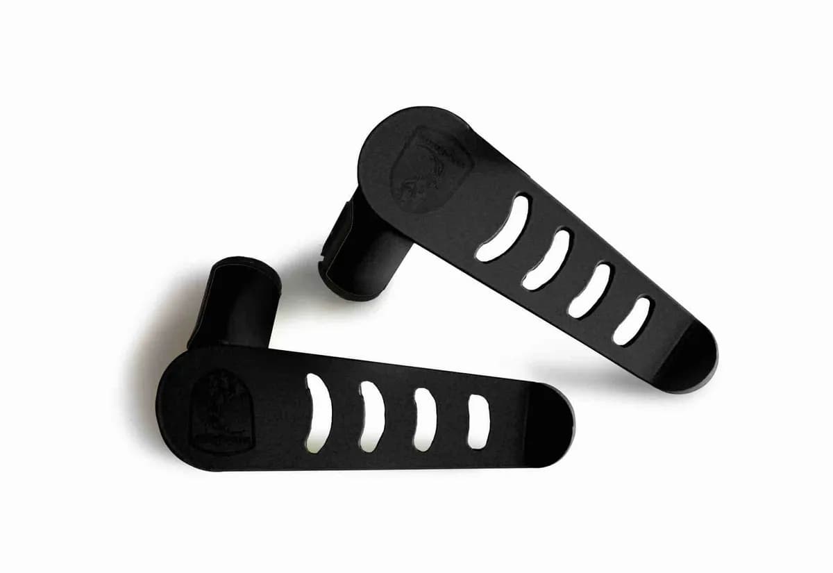 Exterior Accessories 2018-2025 Foot Pegs Metal with Poly Dampener Black