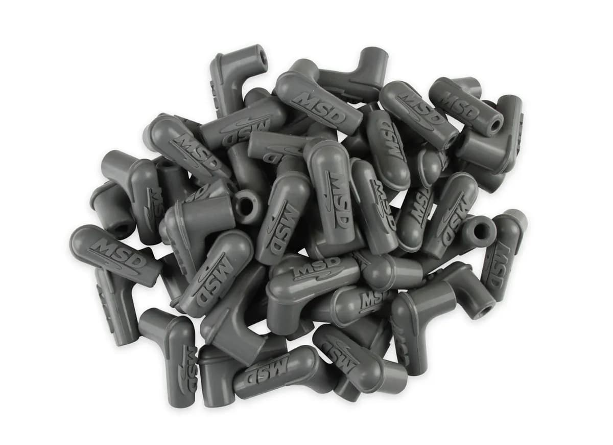 90 Deg Sprk Plug Bootgray Silicone 50ea