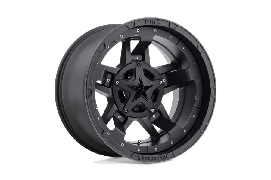 Xd827 Rs3 17x9 5x4.5/5.0 Matte Black With Black Accents 12 O/S 4.53 bp