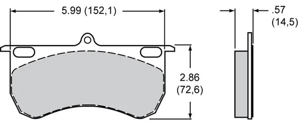 Wilwood Powersports Pads - 150-9841K