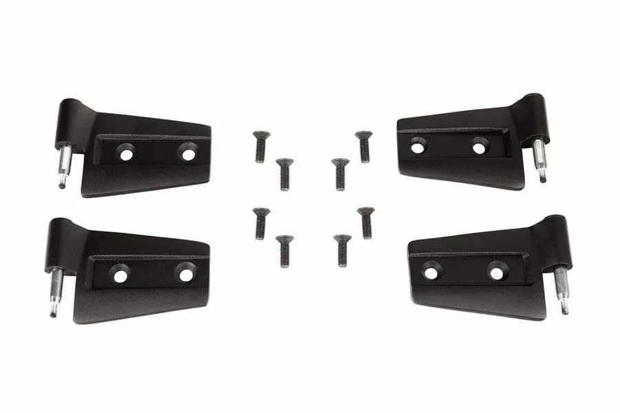 Door Hinge Kit 4 Piece; 0718 Jeep Wrangler JK 2 Door