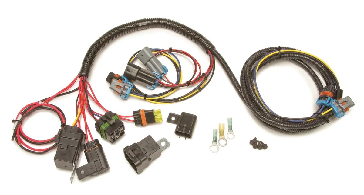 H4 Headlight Relay Conversion Harness; For 9005/9006 Halogen Bulbs;