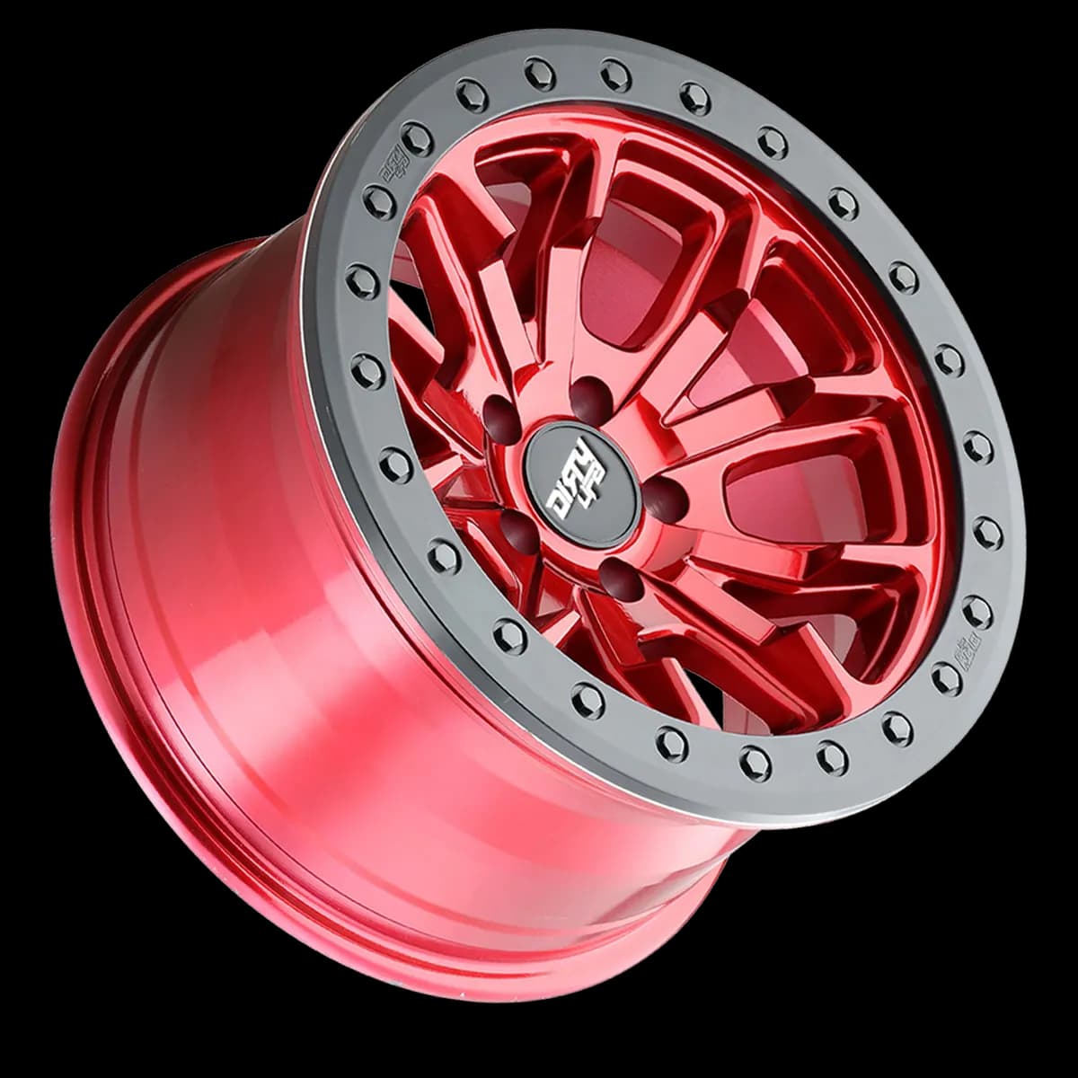 Dirty Life Race Wheels DT-1 9303 Crimson Candy Red 17X9 6-139.7 -12Mm 106Mm