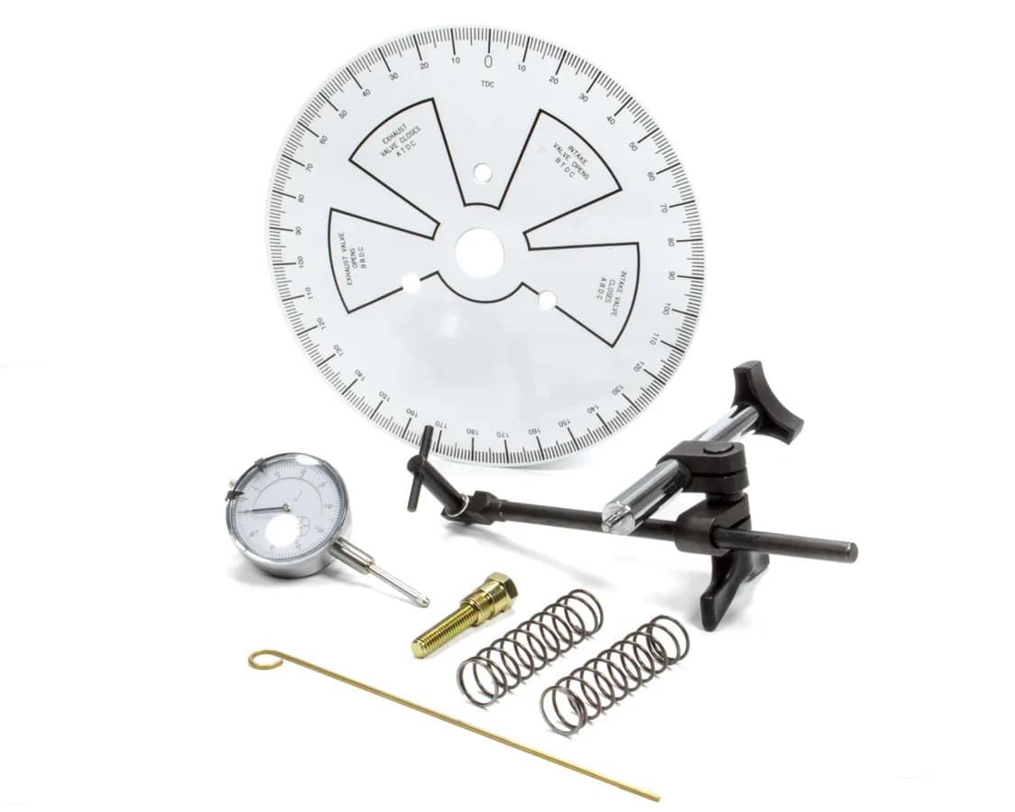Camshaft Degree Wheel Kit Universal 9 Inch Wheel with Dial Indicator Steel Kit Proform