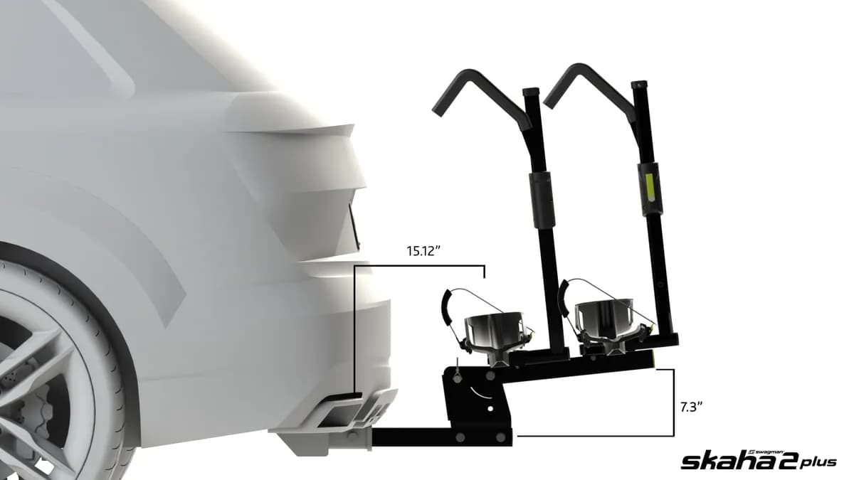 Skaha 2+ 2in Receiver Bar 60lbs Per Bike