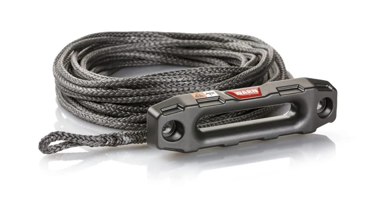 WARN - For those looking to convert their winches with steel rope to synthetic, this is the kit for you. This conversion kit includes synthetic rope and a ha