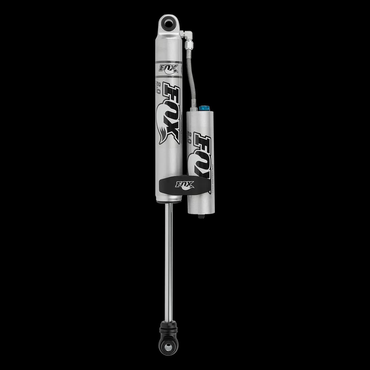 FOX 2.0 x 10.0 Performance Series Smooth Body Reservoir Shock - Adjustablestandard Travel Eyelet Ends ps 2.0 rr 10.1" cd Adjuster