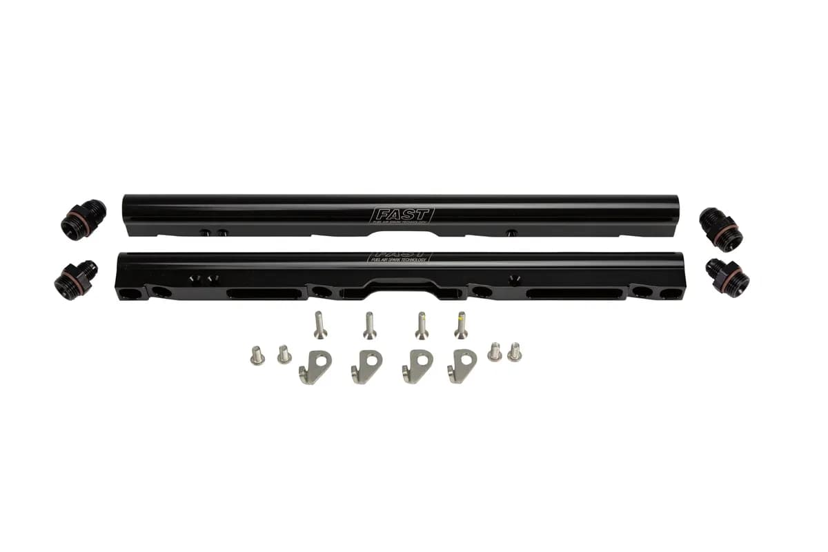 Black Billet Fuel Rail Kit for LSXrt 102mm Intake Manifolds