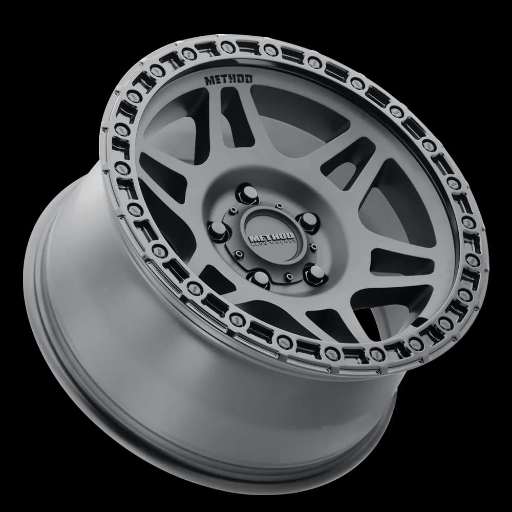 Aluminum Wheels 17x9 MR312 Bolt Pattern 5 On 127 Offset -12 Lip Size 0.91 Double Matte Black MBGL Gloss Black Lip Method