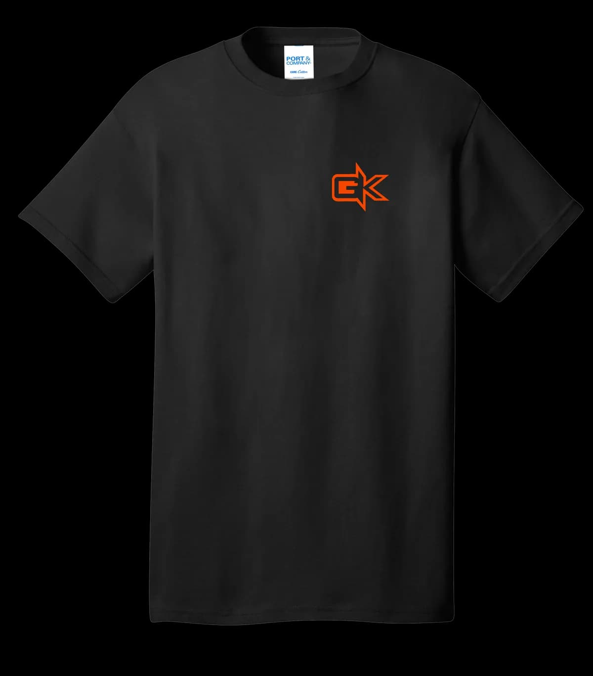 Gatekeeper Off-Road Logo Short Sleeve Shirt Black and Orange