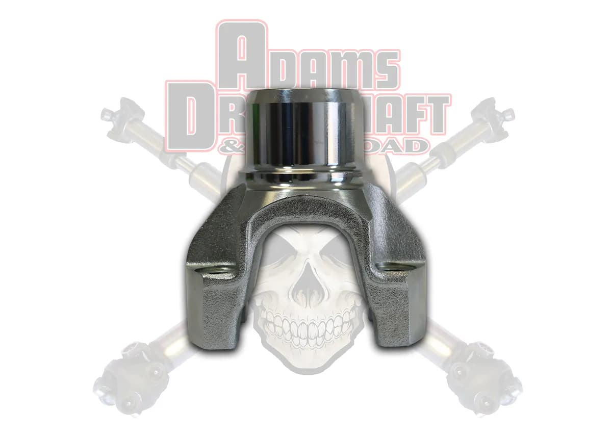 Adams Driveshaft 1350 Series Front Forged Half Round CV Transfer Case Yoke - JK
