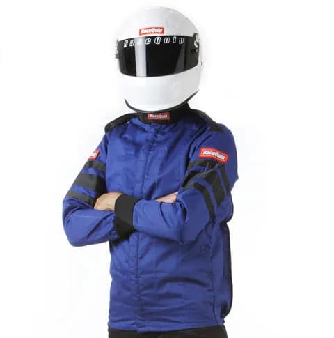 Multi Layer Racing Driver Fire Suit Jacket; Sfi 3.2a/ 5 ; Blue 2xlarge