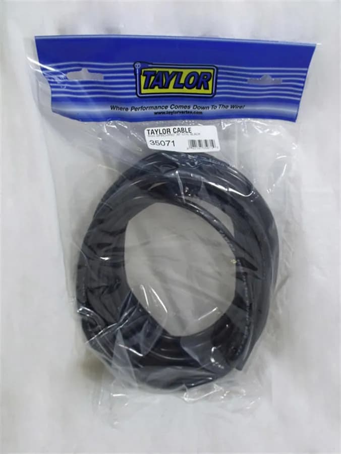 Taylor Cable 8mm Spiro-Pro 30 ft. Coil Black