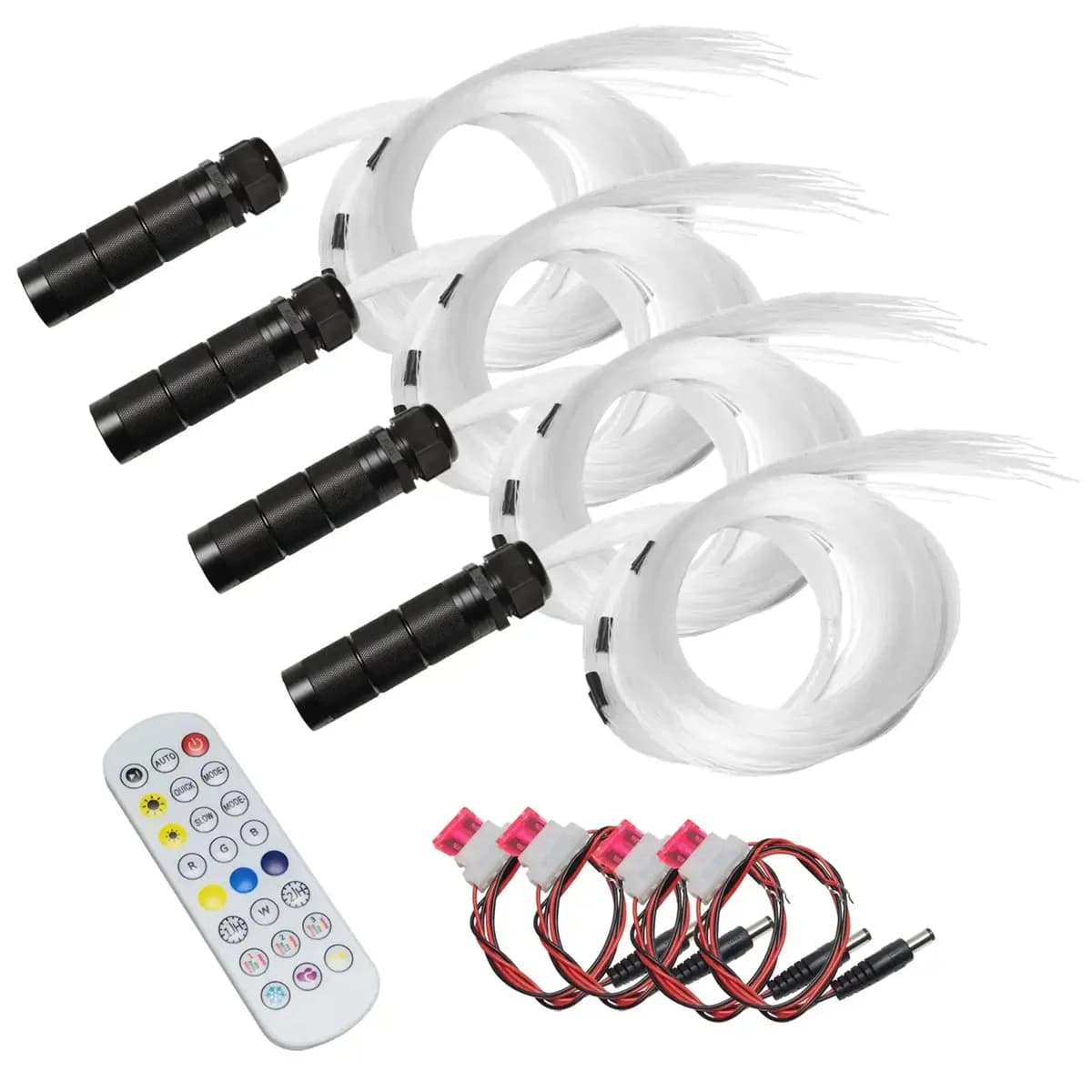 Oracle Lighting Fiber Optic Wheel Liner Colorshift® Rgb+w Kit - 40w Led/ 600 Fibers