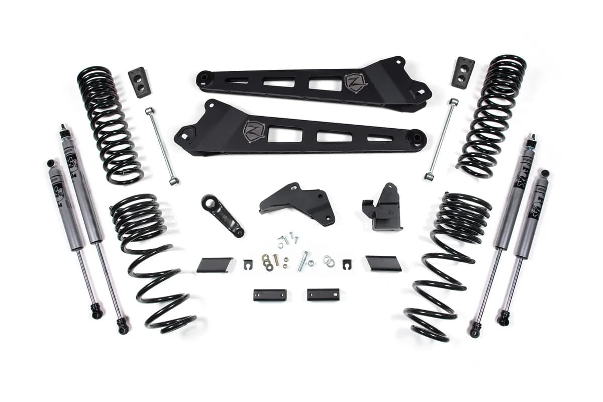 2014-2018 Ram 2500 5.5 Replacement Radius Arm Lift Kit - Gas - Front Coil Rear Coil - Fox 2.0 Adventure Series Shocks