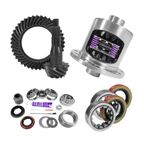 9.75 Inch Ford 4.11 Rear Ring & Pinion, Install Kit, 34Spl Posi, Axle Bearing 2004 Ford F-150 Heritage USA Standard