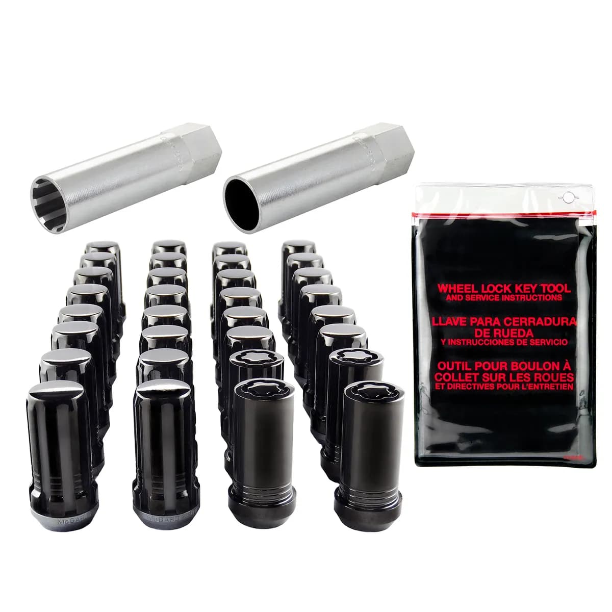 Tuner/Splinedrive Install Kit 8 Lug M14x1.5 Cone Seat W/Whl Lks1 Inhex1.935