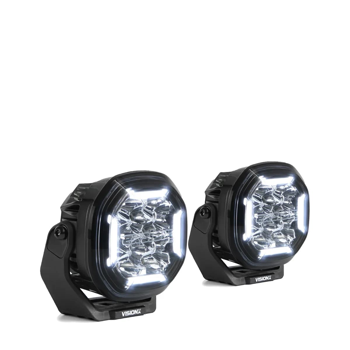 4in Explora Driving Light Kit w/ Dualcolor DRL & Wiring Harness